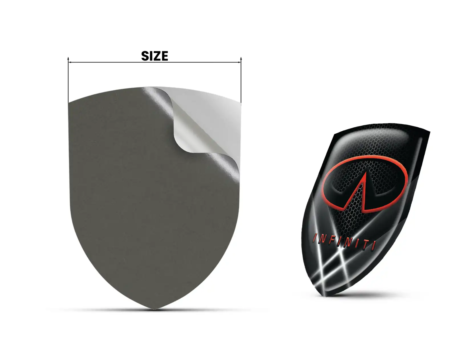 Infiniti Pegatinas Logo Impresas Pro Máximo Estilo Resistente